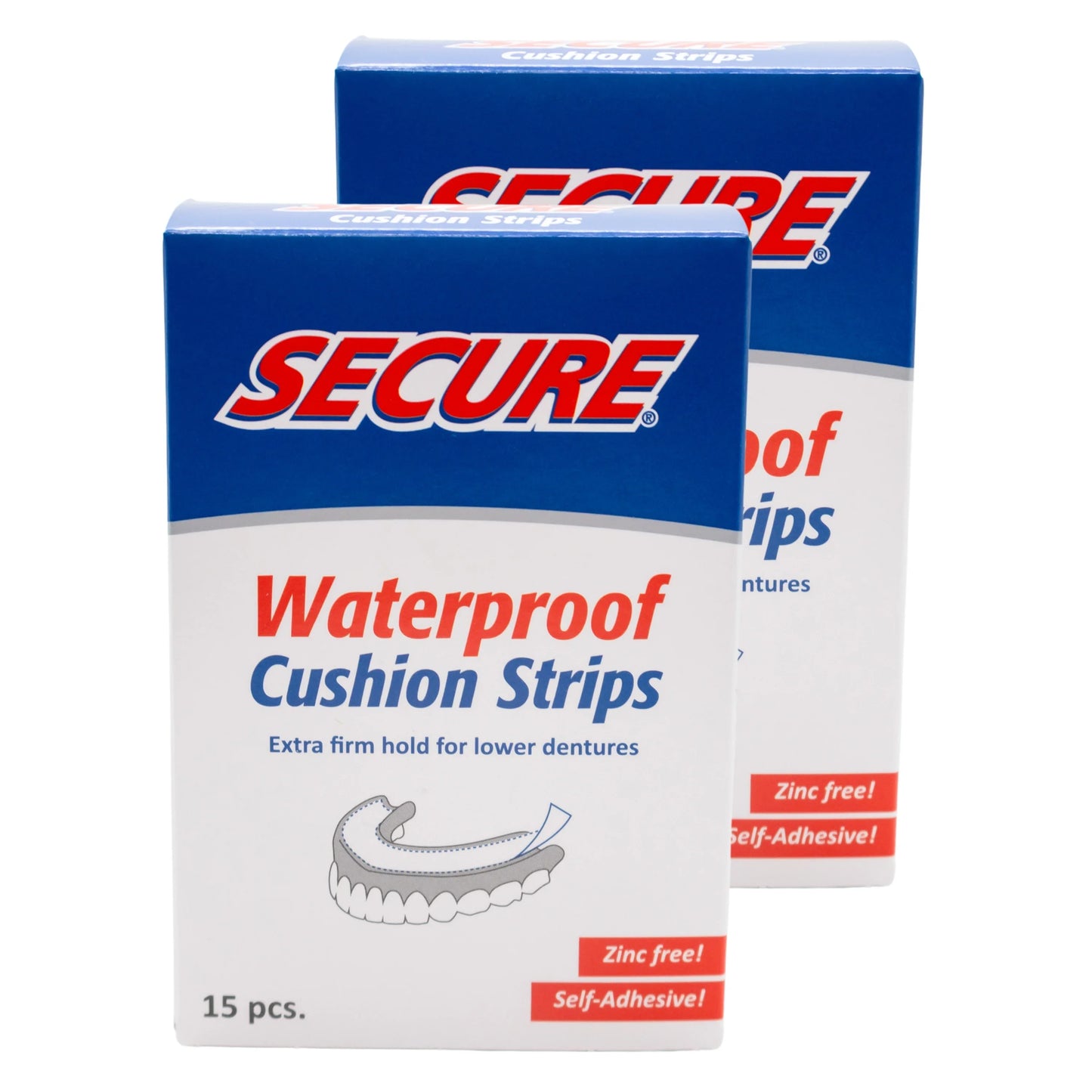 Secure Denture Adhesive Cushion Strips
