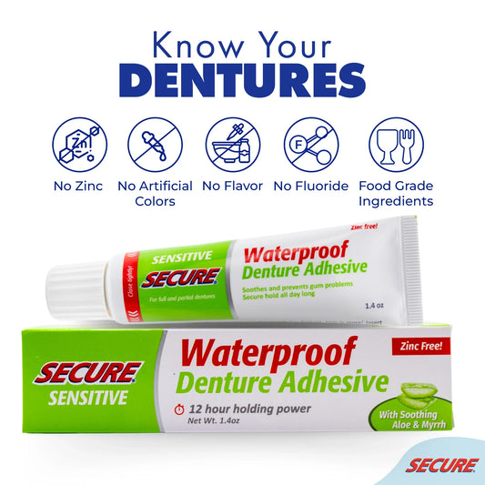 Secure Sensitive Denture Adhesive