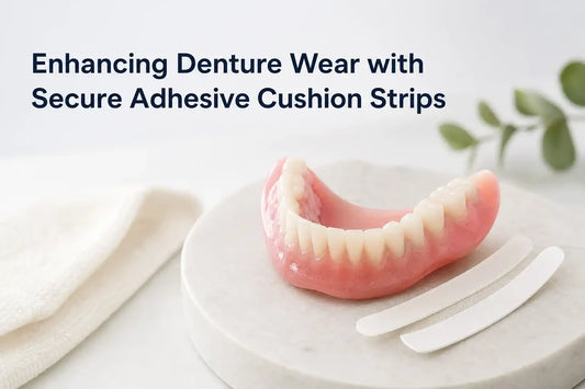 Enhancing Denture Wear with Secure Adhesive Cushion Strips