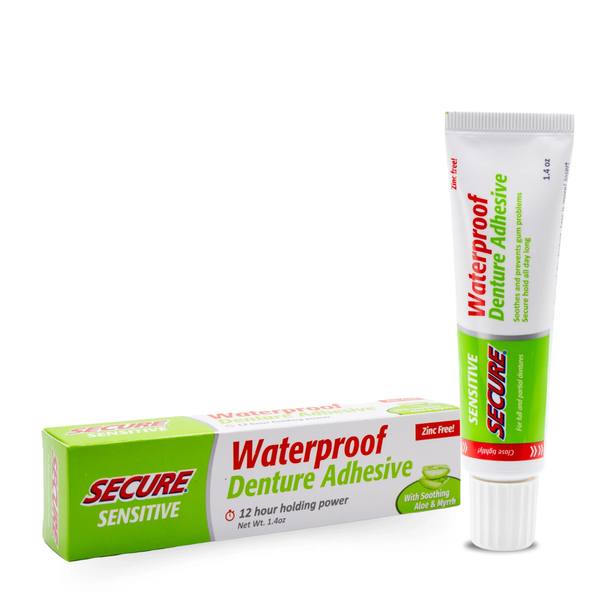 Secure Sensitive Denture Adhesive | Strong, All Day Hold – Secure ...