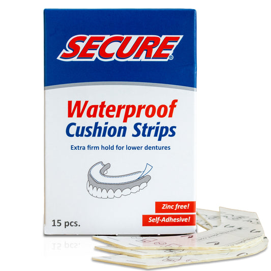 Secure Denture Adhesive Cushion Strips