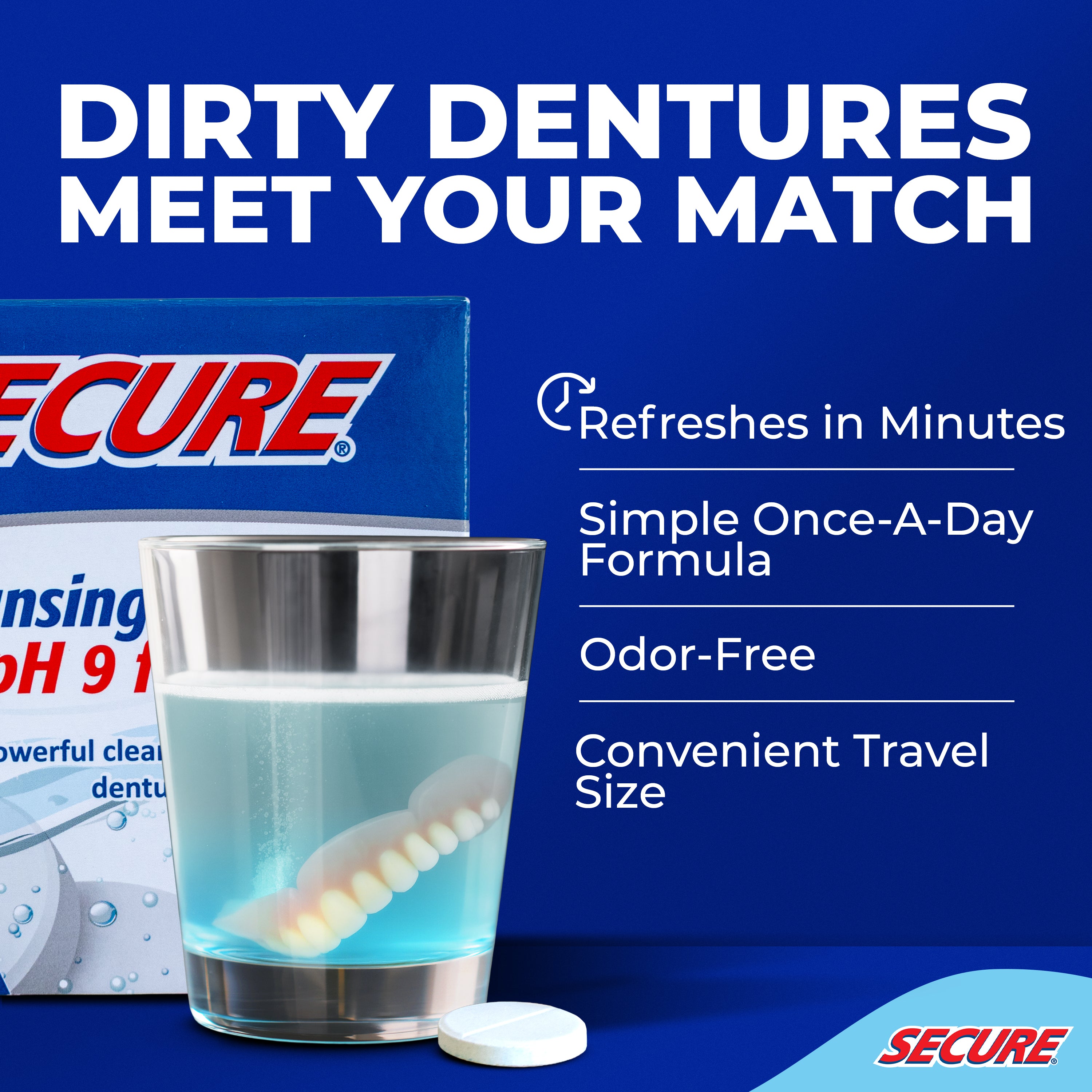 Secure Denture Cleansing Tablets – Secure Denture USA