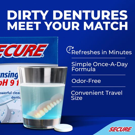 Secure Denture Cleansing Tablets