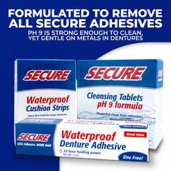Secure Denture Adhesive Cushion Strips – Secure Denture USA