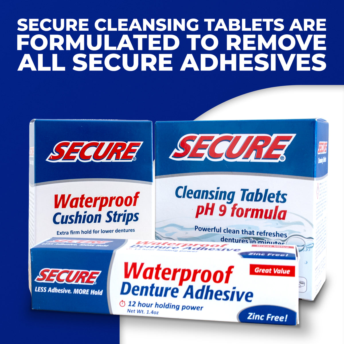 Secure Regular Denture Adhesive – Secure Denture USA